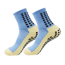 Load image into Gallery viewer, Anti Slip Sock Football Soccer Socks Badminton Basketball Silicone Sport Thick Socks Men Running Wearable Sock Men Women Yoga Trampoline Socks
