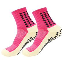 Load image into Gallery viewer, Anti Slip Sock Football Soccer Socks Badminton Basketball Silicone Sport Thick Socks Men Running Wearable Sock Men Women Yoga Trampoline Socks