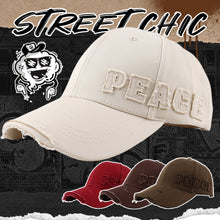 Load image into Gallery viewer, High-quality Adjustable Hat Casual Outdoor Plain Baseball Unisex Cap Men Hole Damage Style Letter Hard-top Street Trend Cool Cap Sun Hat Peaked Cap