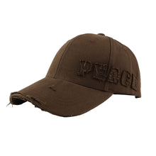 Load image into Gallery viewer, High-quality Adjustable Hat Casual Outdoor Plain Baseball Unisex Cap Men Hole Damage Style Letter Hard-top Street Trend Cool Cap Sun Hat Peaked Cap