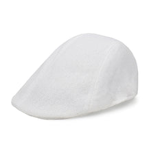 Load image into Gallery viewer, Men British Cotton Linen Beret Entleman Duckbill Breathable Caps Linen Hat Boy Linen Outdoor Street Hats Leisure Sports Sun Caps