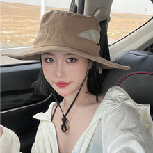 Load image into Gallery viewer, New Sun Protection Wide Brim Fishing Hat Summer Breathable Mesh Camping Hiking Caps Anti-UV Sun Hat Mountaineering Caps Panama Hat for Women and Men