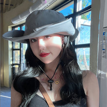 Load image into Gallery viewer, New Sun Protection Wide Brim Fishing Hat Summer Breathable Mesh Camping Hiking Caps Anti-UV Sun Hat Mountaineering Caps Panama Hat for Women and Men