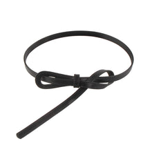 Load image into Gallery viewer, PU Leather Thin Knot Belt Women's Fashion Casual Accessories Luxury Design Girdle Korean Corset Adjustable Metal Buckle Waist Decoration For Female