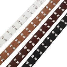 Load image into Gallery viewer, Star Eye Rivet Women's Belt Double Row Needle Buckle Fashion Men's Belt PU Leather Belt Hip Hop Punk Rock Style Jeans Belt