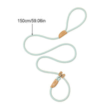 Load image into Gallery viewer, Durable Nylon Pet P Chain for Medium Large Dogs Slip Training Lead Puppy Big Dog Leash Collar Pug Traction Rope mascotas Leashes