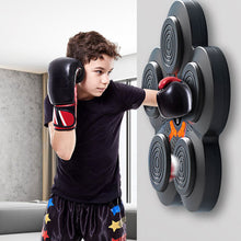 Load image into Gallery viewer, LED Lighted Smart Music Boxing Training Machine USB Charging Wall Target Sandbag Relaxing Reaction Training Target for Boxing Sports Agility Reaction