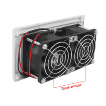 Load image into Gallery viewer, DC12V 6W Caravan Range Hood Exhaust Fan Black/White Vent Quick Exhaust Oil suction Kitchen Vent For Motorhome Accessories