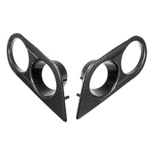 Load image into Gallery viewer, 1 Pair Car Fog Light Cover Grill Frame Carbon Fiber For BMW E46 M3 2001 2002 2003 2004 2005 2006 Surrounds Air Duct Fog Lamp Hood