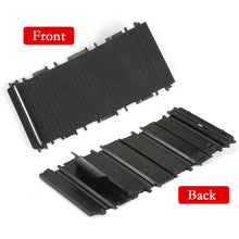 Load image into Gallery viewer, Car Center Console Water Drink Cup Holder Sliding Roller Blind Curtain Rear Console Storage Tray Cover For BMW E46 3 Series 1998-2005