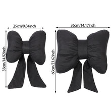 Load image into Gallery viewer, Car Headrest Neck Pillow Bow Seat Pillow Waist Cushion for Four Seasons Accessories Automotive