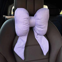 Load image into Gallery viewer, Car Headrest Neck Pillow Bow Seat Pillow Waist Cushion for Four Seasons Accessories Automotive
