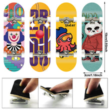 Load image into Gallery viewer, Wooden Fingerboard Set Finger Scooter Finger Skate Board Maple Wood Professional Mini Skateboard Kid Toys for Boys