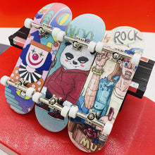 Load image into Gallery viewer, Wooden Fingerboard Set Finger Scooter Finger Skate Board Maple Wood Professional Mini Skateboard Kid Toys for Boys