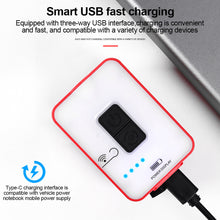 Load image into Gallery viewer, 1PC Multi-Function Smart Sensing Cap Clamp Light Large Capacity Outdoor Camping Fishing Headwear LED Working Light USB Charging