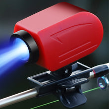 Load image into Gallery viewer, 1PC Raft Fishing Rod Light Night Fishing Special Blue Light Seven Color Cap Clamp Light USB Charging Fishing Gear Accessories