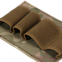 Load image into Gallery viewer, 1PC Outdoor Multifunctional 4-Hole Shotgun Sticker Equipment EDC Tactical Self-Adhesive Cloth Bullet Bag MOLLE Accessories