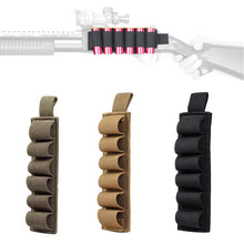 Load image into Gallery viewer, 1PC Outdoor Multi-Function EDC 6-Hole Shotgun Ammunition Bag Self-Adhesive Cloth MOLLE Tactical Accessories