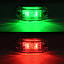 Load image into Gallery viewer, 12V- 24V Trailer Truck Side Clearance Marker Lamp Warning Lights 2LED Side Marker Lamp Marker Caravan