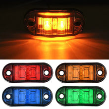 Load image into Gallery viewer, 12V- 24V Trailer Truck Side Clearance Marker Lamp Warning Lights 2LED Side Marker Lamp Marker Caravan