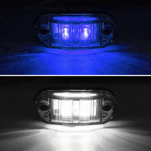 Load image into Gallery viewer, 12V- 24V Trailer Truck Side Clearance Marker Lamp Warning Lights 2LED Side Marker Lamp Marker Caravan