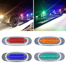 Load image into Gallery viewer, 16LED 24V Truck LED Side Marker Light Position Clearance Lights Trailer Explosive Flashing Light