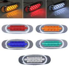 Load image into Gallery viewer, 16LED 24V Truck LED Side Marker Light Position Clearance Lights Trailer Explosive Flashing Light