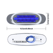 Load image into Gallery viewer, 16LED 24V Truck LED Side Marker Light Position Clearance Lights Trailer Explosive Flashing Light
