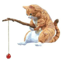 Load image into Gallery viewer, Cute Car Interior Decoration Fishing Cat Resin Auto Rearview Mirror Pendant Air Outlet Navigation Screen Car Accessories Ornament