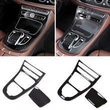 Load image into Gallery viewer, 2Pcs/Set Car Center Console Gear Panel Frame Gear Shift Panel Cover Trim For Mercedes Benz E-Class W213 2016-2018 Accessorie