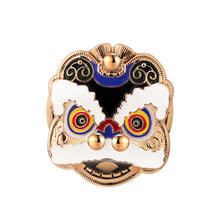 Load image into Gallery viewer, Car Interior One Touch Start Button Cover Chinese Style Lucky Lion Engine Ignition Start Decor Sticker Accessories