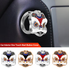 Load image into Gallery viewer, Car Interior One Touch Start Button Cover Chinese Style Lucky Lion Engine Ignition Start Decor Sticker Accessories