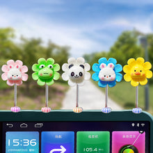 Load image into Gallery viewer, Cartoon Car Interior Shaking Head Flower Ornament Decoration Shake Head Decor Double-sided Tape