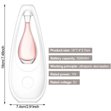 Load image into Gallery viewer, Room Air Freshener Spray Rechargeable Aroma Diffuser Essential Oil Diffuser Home Toilet Fragrance Hotel Humidifier Perfume Aromatherapy Aroma Diffuser