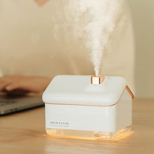 Load image into Gallery viewer, Snow House Aroma Diffuser USB Input Air Humidifier Essential Oil Diffusers with LED Light Ultrasonic Fragrance Aromatherapy Humidifiers For Home