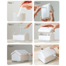Load image into Gallery viewer, Snow House Aroma Diffuser USB Input Air Humidifier Essential Oil Diffusers with LED Light Ultrasonic Fragrance Aromatherapy Humidifiers For Home