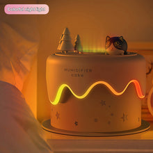 Load image into Gallery viewer, Cat Cake Aroma Diffuser USB Input Air Humidifier Essential Oil Diffusers with LED Light Ultrasonic Fragrance Aromatherapy Humidifiers For Home