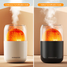 Load image into Gallery viewer, Mini Volcano Humidifier with Light Household Small Silent Pregnant Baby Bedroom Aromatherapy Machine Office Desktop Air Purification Spray Aromatherapy