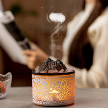 Load image into Gallery viewer, Mini Volcano Aroma Diffuser Air Humidifier with Flame Essential Oil Diffusers with LED Light Mist Maker Ultrasonic Fragrance Aromatherapy Humidifiers For Home
