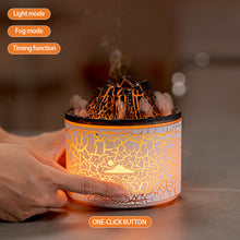 Load image into Gallery viewer, Mini Volcano Aroma Diffuser Air Humidifier with Flame Essential Oil Diffusers with LED Light Mist Maker Ultrasonic Fragrance Aromatherapy Humidifiers For Home
