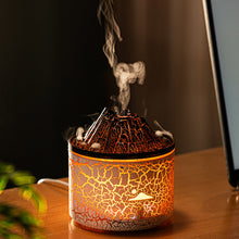 Load image into Gallery viewer, Mini Volcano Aroma Diffuser Air Humidifier with Flame Essential Oil Diffusers with LED Light Mist Maker Ultrasonic Fragrance Aromatherapy Humidifiers For Home