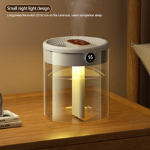 Load image into Gallery viewer, 2L Large Capacity Air Humidifier with LED Light USB Input Digital Humidity Display Humidifier Cool Mist Maker Dual Mist Outlet Humidifier for Home Office