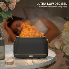 Load image into Gallery viewer, Aroma Diffuser Air Humidifier with Flame Effect Lamp Essential Oil Diffusers Mist Maker Ultrasonic Fragrance Aromatherapy Humidifiers For Home