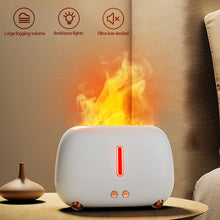 Load image into Gallery viewer, 7 light Colors Aroma Diffuser Air Humidifier with Flame Effect Lamp Essential Oil Diffusers Mist Maker Ultrasonic Fragrance Aromatherapy Humidifiers For Home