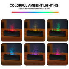 Load image into Gallery viewer, 7 Color Flame Aroma Diffuser Air Humidifier with LED Lamp USB Essential Oil Diffusers Fragrance Aromatherapy Humidifiers For Home