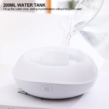 Load image into Gallery viewer, 7 Color Flame Aroma Diffuser Air Humidifier with LED Light USB Input Essential Oil Flame Lamp Humidifier 200ml