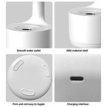 Load image into Gallery viewer, Anti-gravity Air Humidifier USB Air Purifier with Light Suspended Water Led Clock Display Quiet Desktop Air Humidifier 800ml