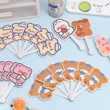 Load image into Gallery viewer, Cute Cartoon Folding Fan Children Holding Portable Fan Girls Summer Handheld Fan