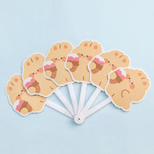 Load image into Gallery viewer, Cute Cartoon Folding Fan Children Holding Portable Fan Girls Summer Handheld Fan