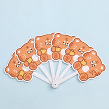 Load image into Gallery viewer, Cute Cartoon Folding Fan Children Holding Portable Fan Girls Summer Handheld Fan